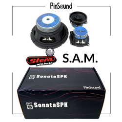 SonataSPK PinSound Speakers for PINBLASTER - Stern SAM