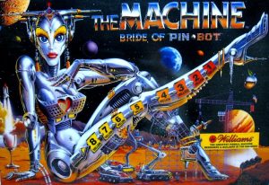 The Machine Bride of Pin bot mit PinSound-Erweiterungen