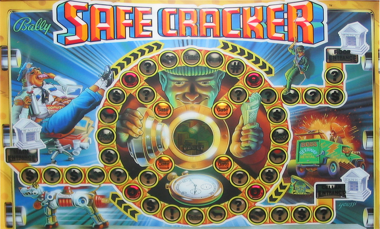 20-10290-6 Safe Cracker Flipper Paddel W logo  Safe Cracker Bat