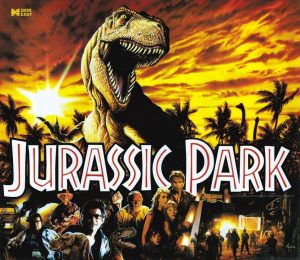 Jurassic Park (Data East) mit PinSound-Erweiterungen