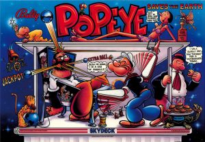 Popeye Saves the Earth avec les améliorations PinSound