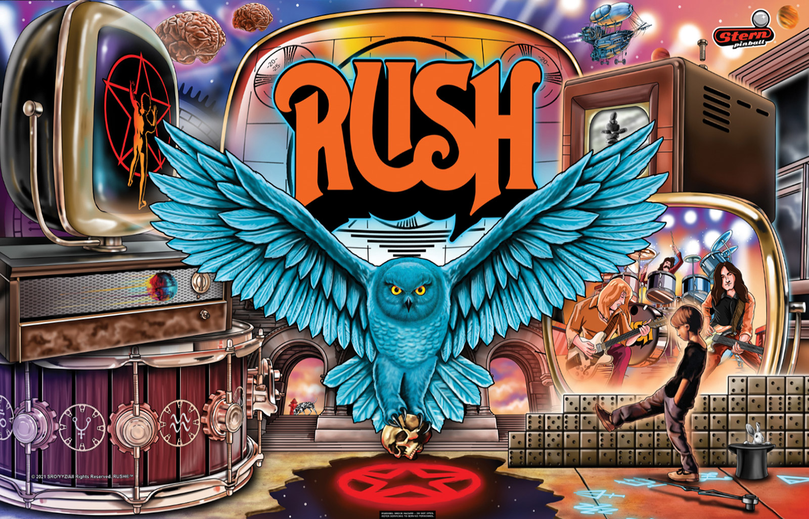 Rush Pro Pinball Machine by Stern