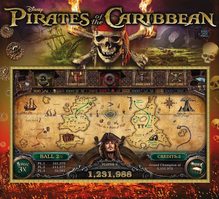 Pirates of the Caribbean Collector's Edition with PinSound upgrades