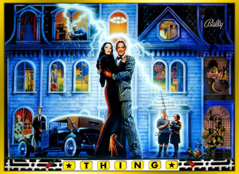 The Addams Family (Gold) with PinSound upgrades