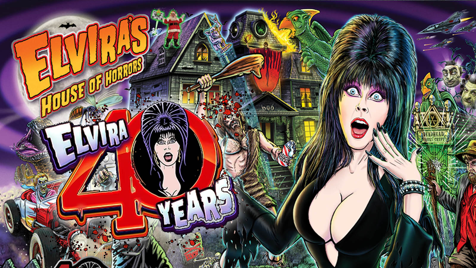 アート・デザイン・音楽 The Collector's Cabinet and Miniature Elvira's House of Horrors (40th Anniversary) – PinSound