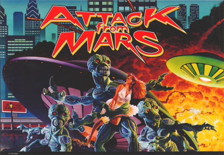Attack from Mars Remake (Classic Edition) with PinSound upgrades