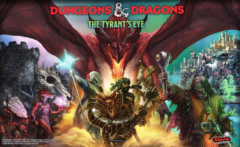 Dungeons and Dragons: The Tyrant's Eye (Pro) with PinSound upgrades